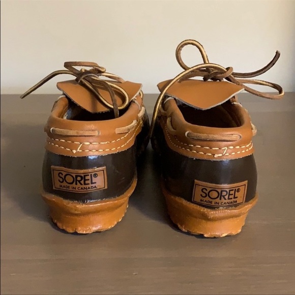 Sorel Vintage Tan and Brown Rain Shoes - Women’s Size 6 - Picture 8 of 8